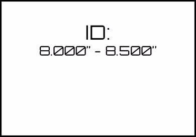 Picture for category ID: 8.000" - 8.500" 