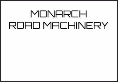 Picture for category MONARCH ROAD MACHINERY