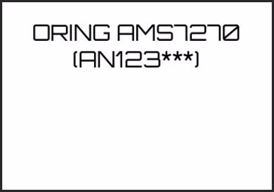Picture for category ORING AMS7270 (AN123***)