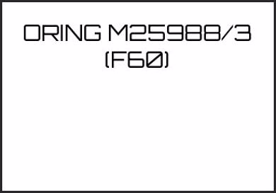 Picture for category ORING M25988/3 (F60)