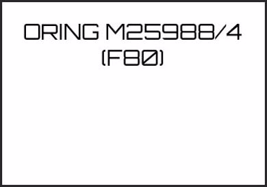 Picture for category ORING M25988/4 (F80)