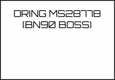 Picture for category ORING MS28778 (BN90 BOSS)