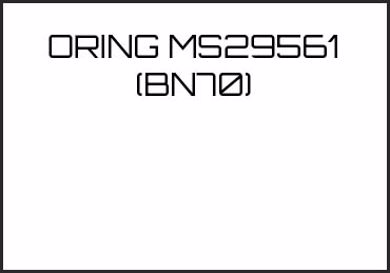 Picture for category ORING MS29561 (BN70)