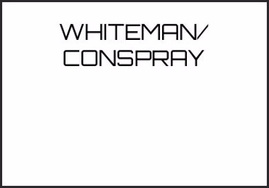 Picture for category WHITEMAN/CONSPRAY