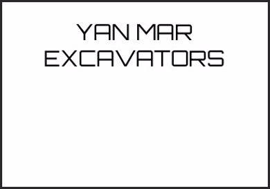 Picture for category YAN MAR EXCAVATORS
