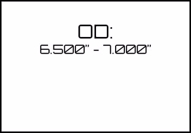 Picture for category OD: 6.500" - 7.000" 