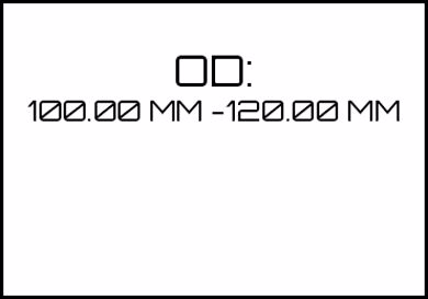 Picture for category OD: 100.00 MM - 120.00 MM