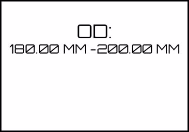 Picture for category OD: 180.00 MM - 200.00 MM