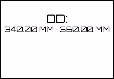 Picture for category OD: 340.00 MM - 360.00 MM