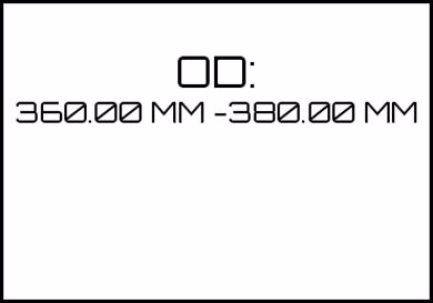Picture for category OD: 360.00 MM - 380.00 MM