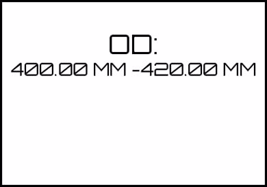 Picture for category OD: 400.00 MM - 420.00 MM