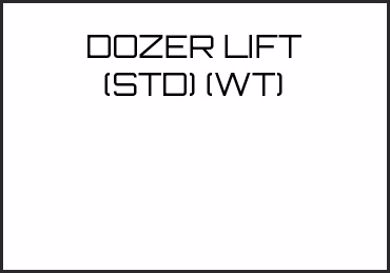 Picture for category DOZER LIFT (STD) (WT)