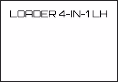 Picture for category LOADER 4-IN-1 LH