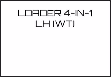 Picture for category LOADER 4-IN-1 LH (WT)