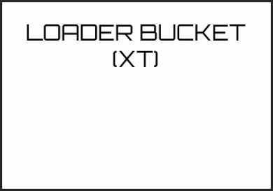 Picture for category LOADER BUCKET (XT)
