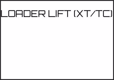 Picture for category LOADER LIFT (XT/TC)