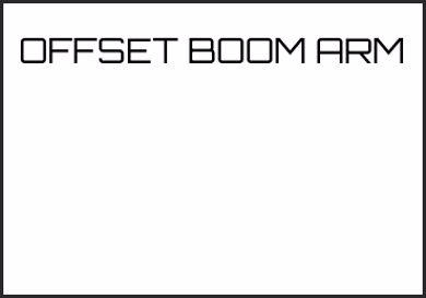 Picture for category OFFSET BOOM ARM