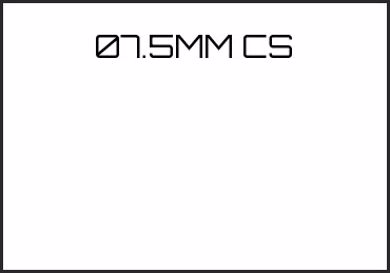Picture for category 07.5MM CS