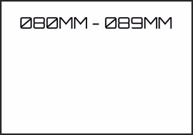 Picture for category 080MM - 089MM