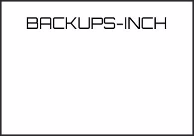 Picture for category BACKUPS-INCH
