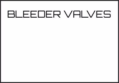 Picture for category BLEEDER VALVES