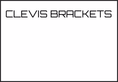 Picture for category CLEVIS BRACKETS