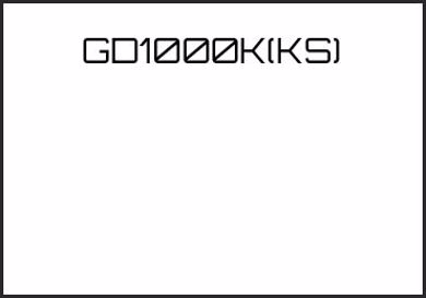 Picture for category GD1000K(KS)