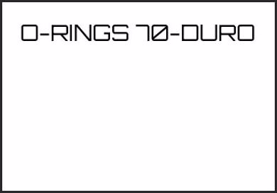 Picture for category O-RINGS 70-DURO
