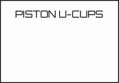 Picture for category PISTON U-CUPS