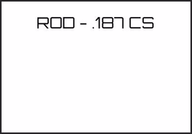 Picture for category ROD - .187 CS