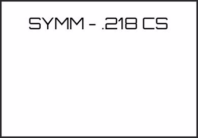 Picture for category SYMM - .218 CS