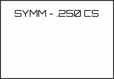 Picture for category SYMM - .250 CS