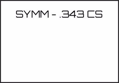 Picture for category SYMM - .343 CS