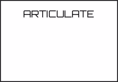 Picture for category ARTICULATE