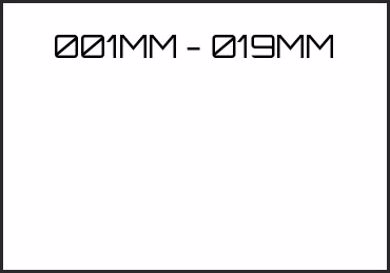 Picture for category 001MM - 019MM