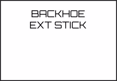 Picture for category BACKHOE EXT STICK