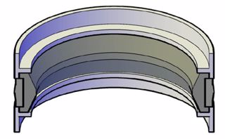 Picture of PISTON SEAL 3-PC METRIC