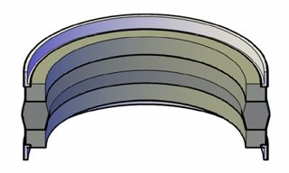 Picture of PISTON SEAL 3-PC INCH