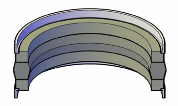Picture of PISTON SEAL 3-PC INCH