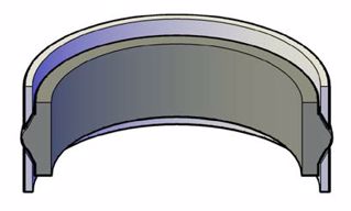 Picture of PISTON SEAL 3-PC INCH